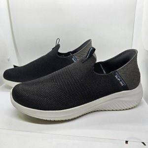 Skechers Slip-Ins Ultra Flex 3.0-Black/White-Women's 10